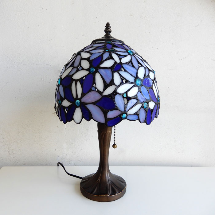 楽天市場】ステンドグラスランプ ステンドランプ おしゃれ 花 フラワー