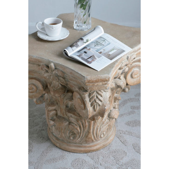 楽天市場】アクセントテーブル 台座 宮殿柱デザイン テーブル サイド