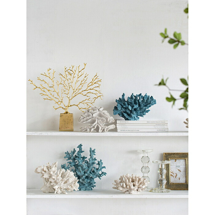 楽天市場】珊瑚 サンゴ Coral ホワイト White インテリア オブジェ