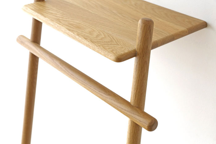 楽天市場】ハンガーラック ポールハンガー 木製 オーク無垢 おしゃれ