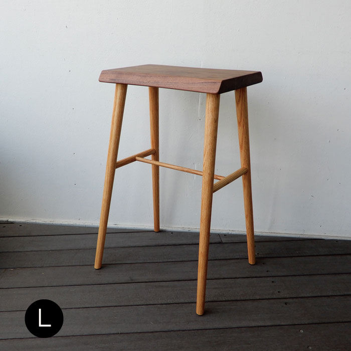 楽天市場】スツール ウォールナット無垢 オーク無垢 日本製 国産家具