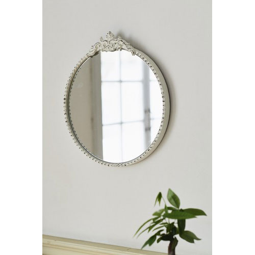 楽天市場】鏡 ミラー ウォールミラー ホワイト 白 おしゃれ 壁掛け