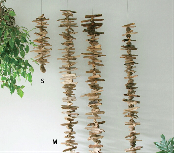 楽天市場】木のオブジェ 吊り下げ 小物 おしゃれ 西海岸インテリア