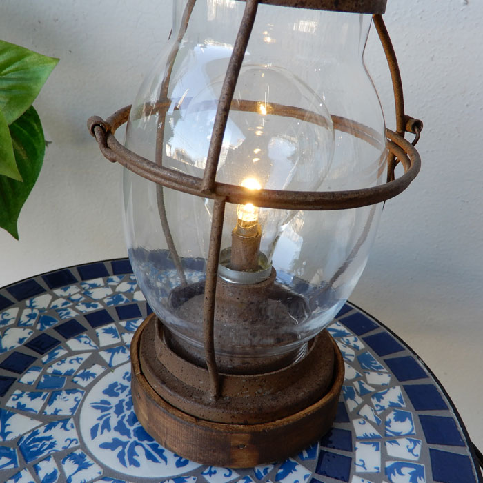 楽天市場】ランタン 灯り 電池式 アンティーク風 ヴィンテージ風