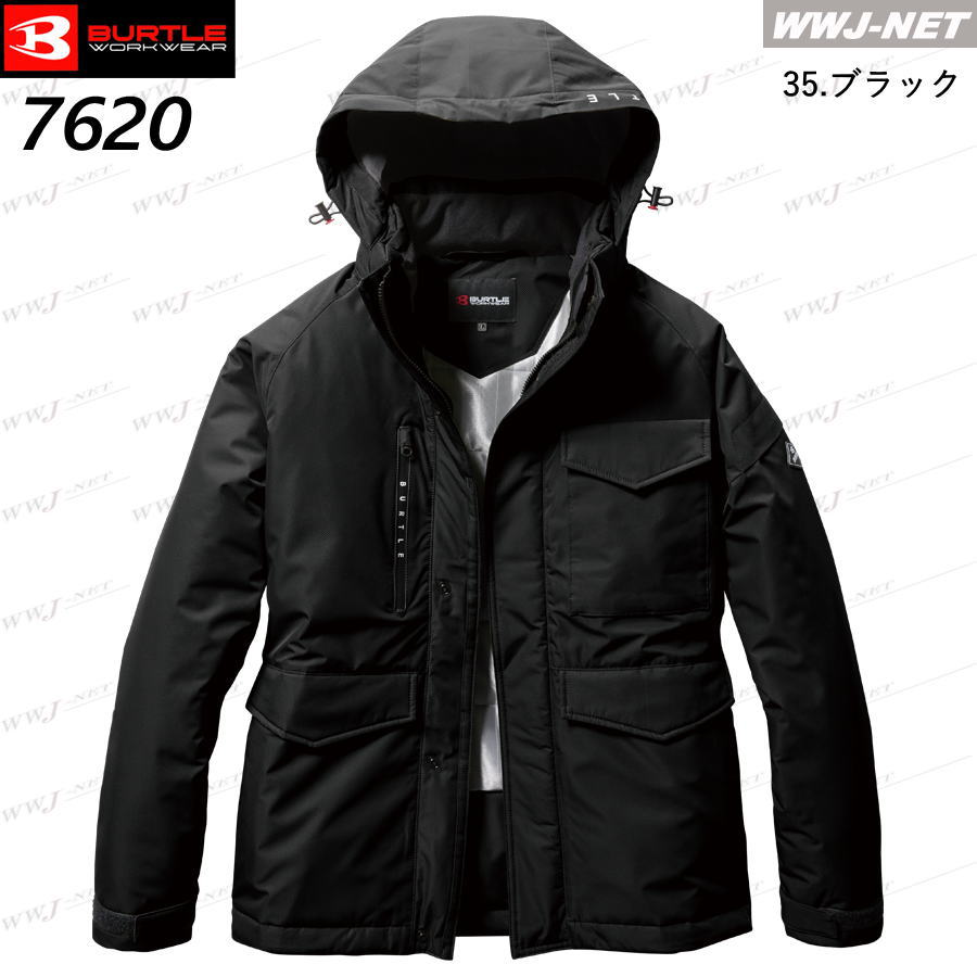 楽天市場】作業服 作業着 防寒着 BURTLE WORKWEAR 7620 防水防寒