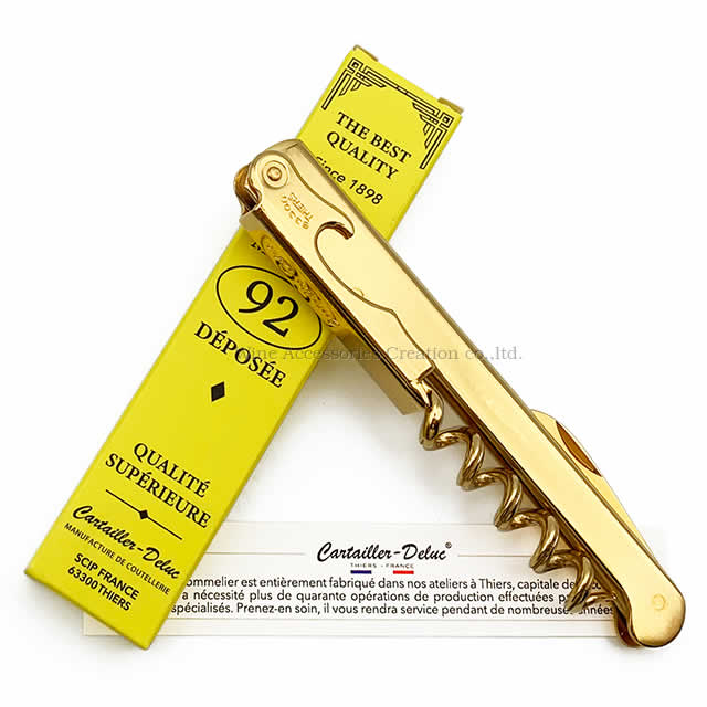 楽天市場】Cartailler Deluc デュルック ソムリエナイフ ゴールドコー