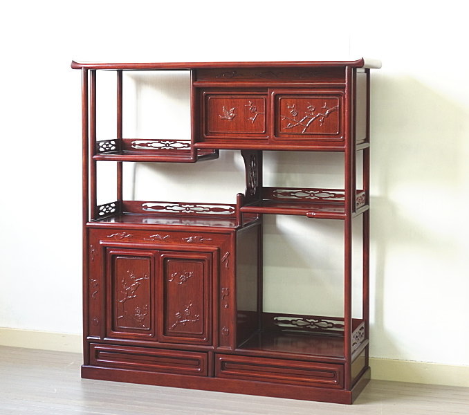 楽天市場】唐木 飾り棚/花梨/無垢材/ヴィンテージ/和モダン : セレクト