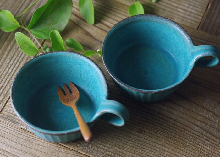 楽天市場】【max30%offクーポンあり】シャビーターコイズ スープカップ