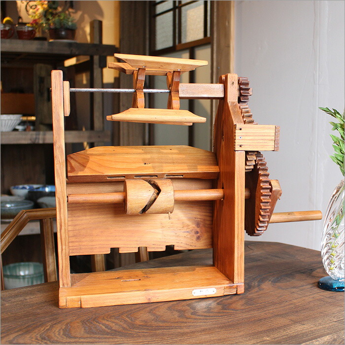 楽天市場】【1点物】昭和レトロな糸繰車・糸わくのリメイク品 和風