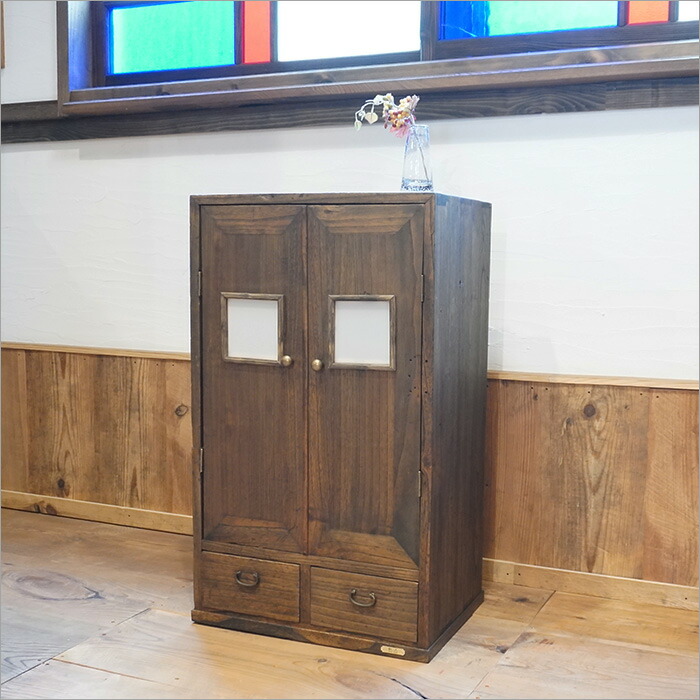 楽天市場】木製 昭和レトロ ミニチェスト アンティーク 日本製 小物