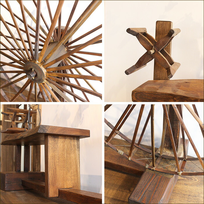 楽天市場】一点物 古民具 糸巻き機 花台 ケヤキ無垢 古材100