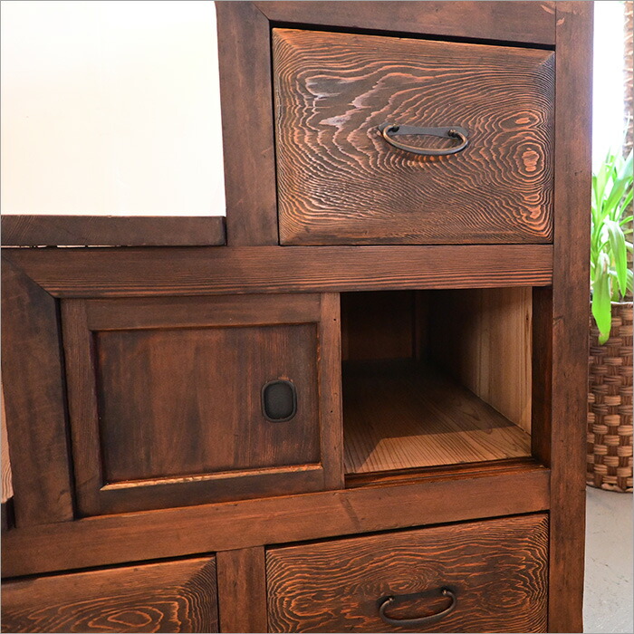 楽天市場】和箪笥 階段箪笥 リメイク収納家具 一点物 アンティーク家具