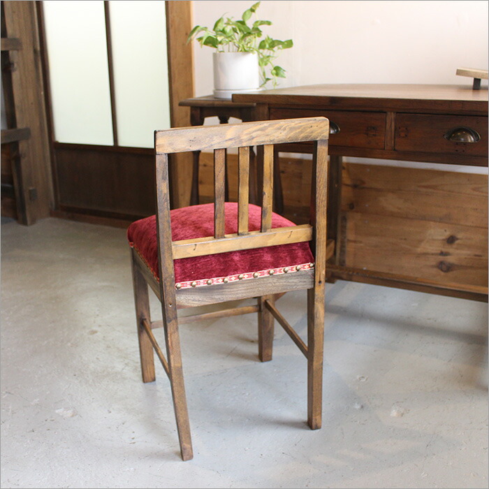 楽天市場】【1点物】ダイニングチェア アンティーク 1脚 リメイク品