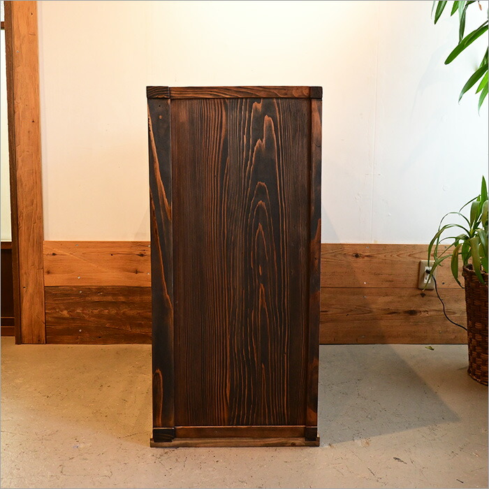 楽天市場】昭和 レトロガラス キャビネット 飾り棚 食器棚 無垢材 欅天