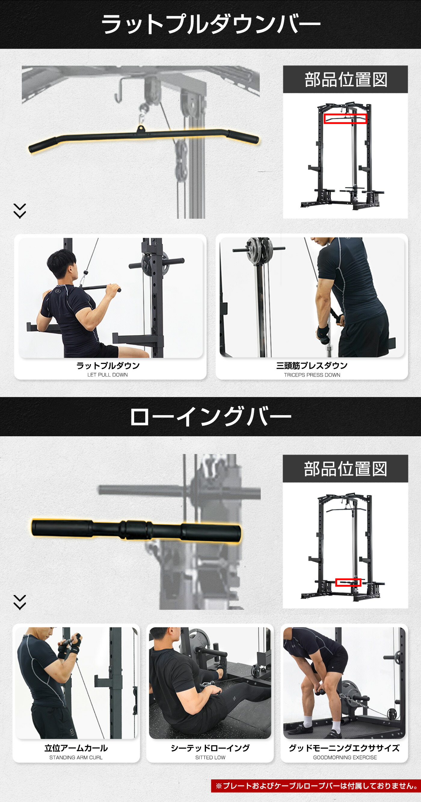 楽天市場】ZY5022専用オプション ラットプルダウン ラットタワー