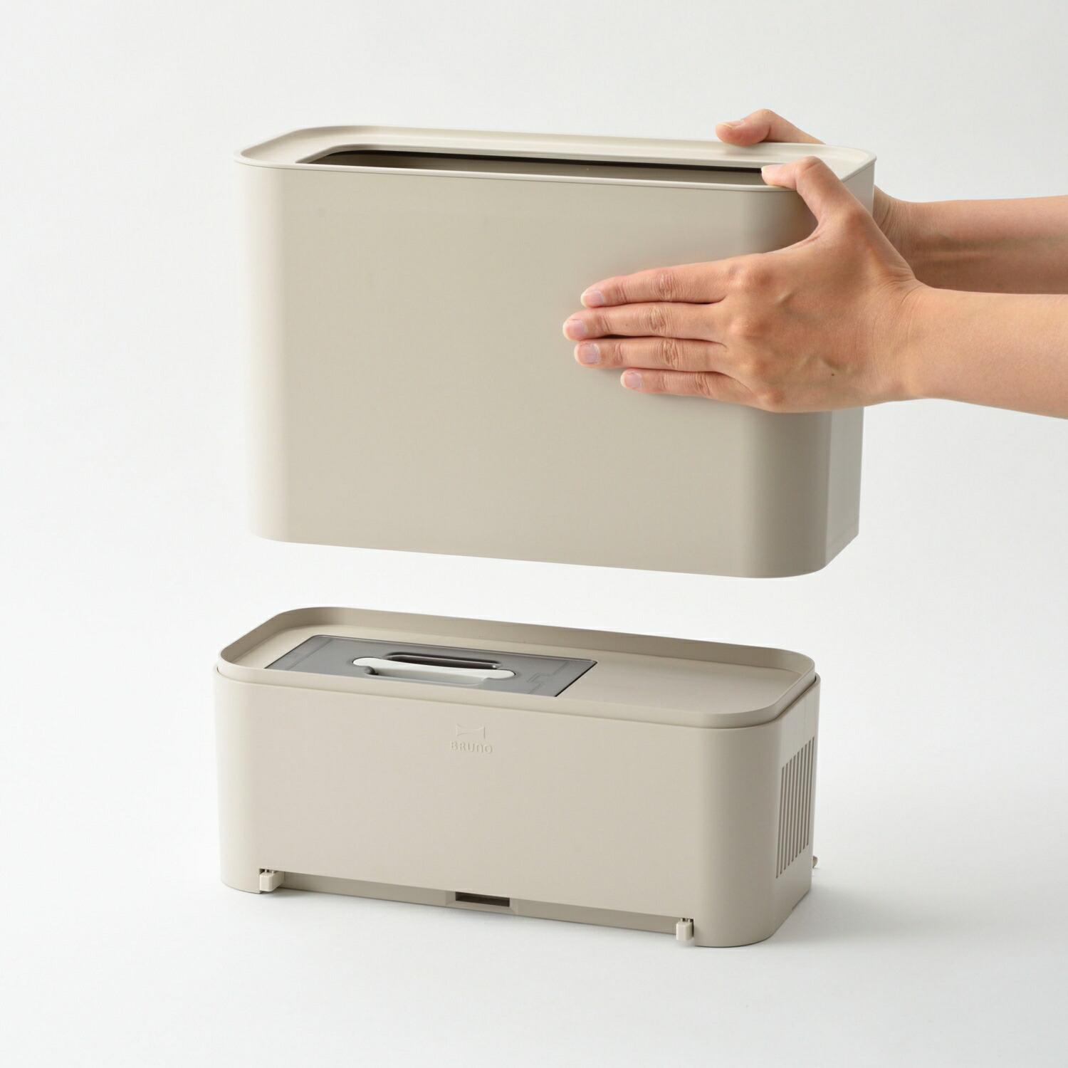 楽天市場】BRUNO ブルーノ ゴミ箱型フローリングクリーナー ゴミ箱