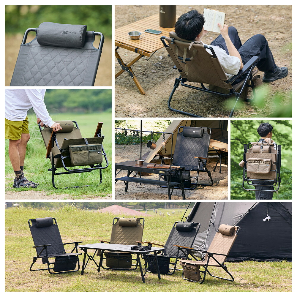 楽天市場】【お得な2個セット】WAQ Reclining Low Chair