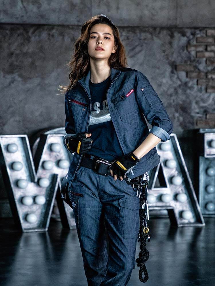 楽天市場】【P2倍】作業服 上下セット ジャケット 1801 S-L ＆ カーゴ