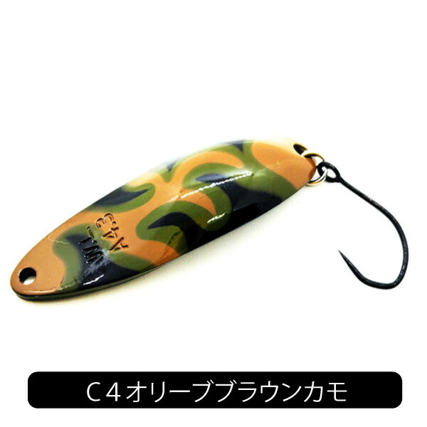 楽天市場】ウォーターランド アルミん4.3g エリアトラウト トラウト