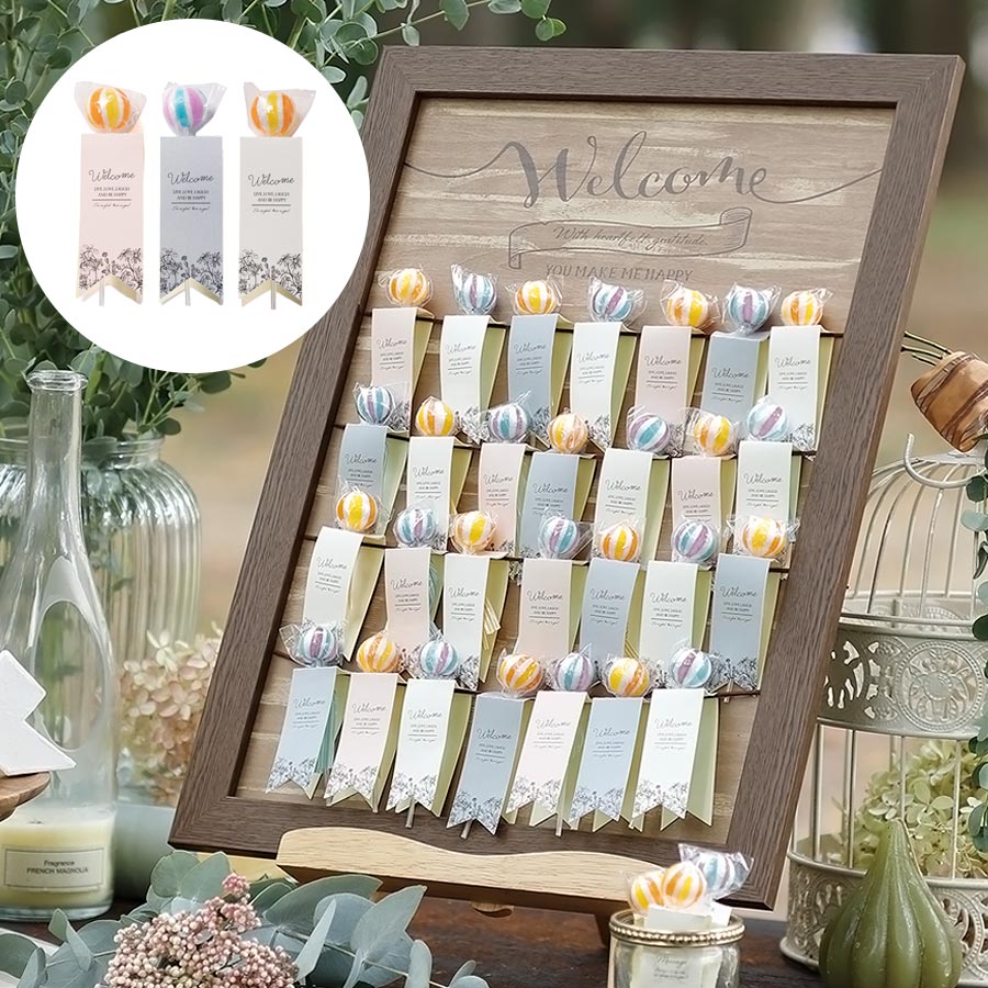 楽天市場】32個 ウェルカムボード ゲスト参加型 ウェディング プチ