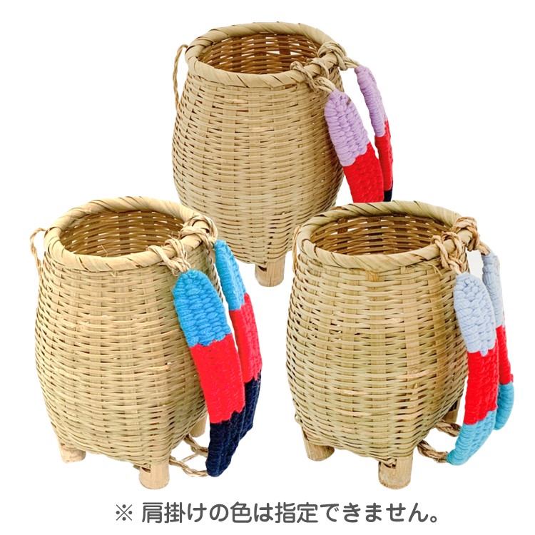 楽天市場】竹製 背負いかご 3個組 網代編み 手造り 竹製品 ミニチュア