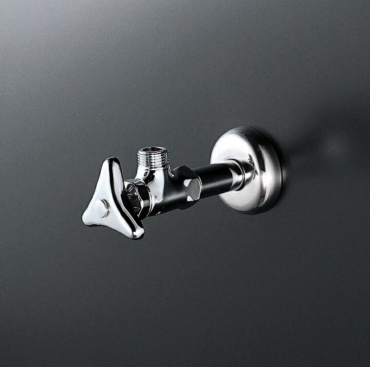 楽天市場】KVK アングル形止水栓 K6P2（銅パイプ・ナットなし