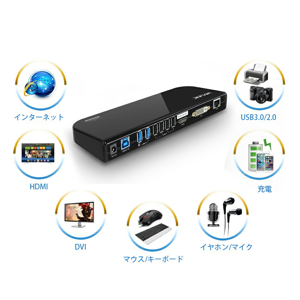 楽天市場】【業界トップの信頼性】WAVLINK USB 3.0 ドッキング