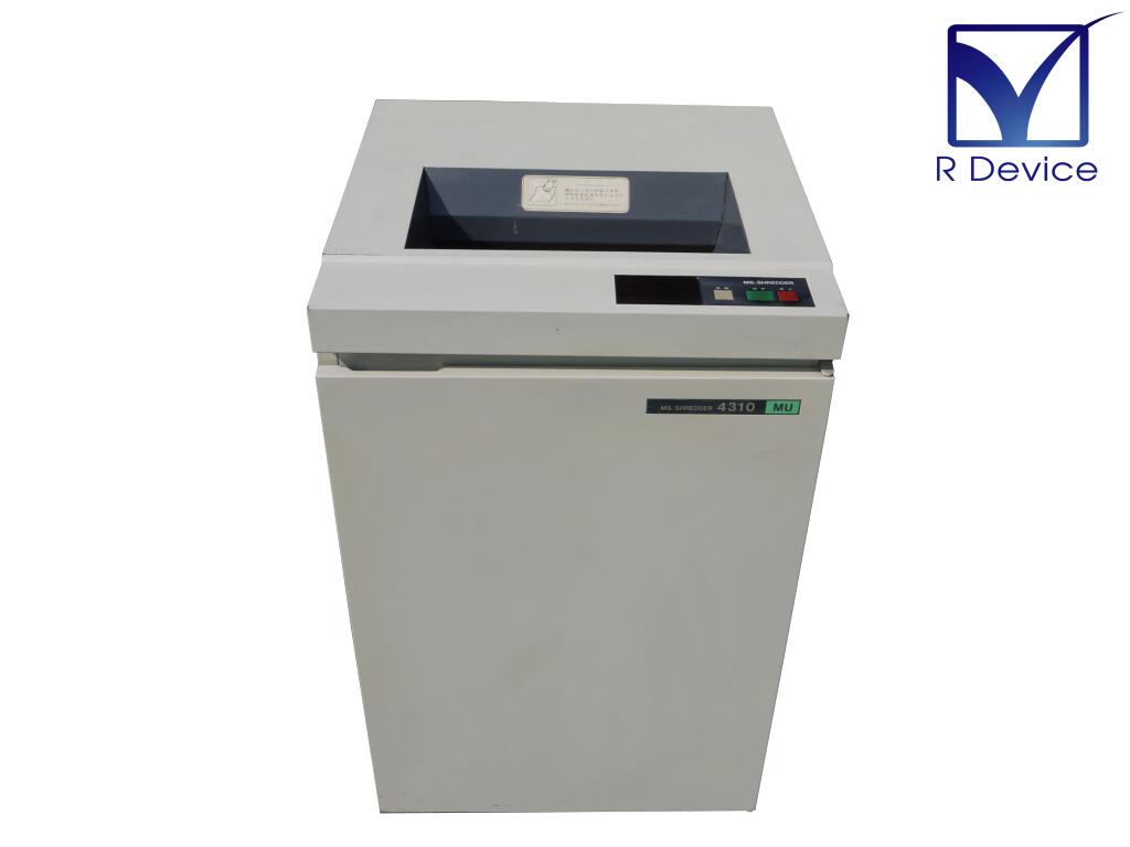 楽天市場】明光商会 4310MU MSシュレッダー A3対応 ワンカットクロス