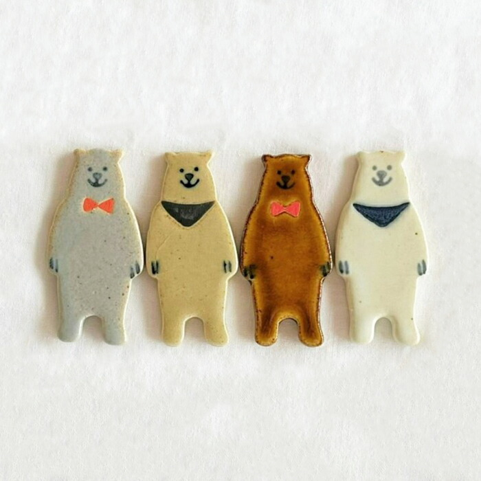 楽天市場】くま 箸置きギフト（4個入）78626986＋OR 箸置き 箸置 はし