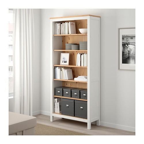 楽天市場】[IKEA/イケア/通販]HEMNES ヘムネス 本棚, ライトブラウン