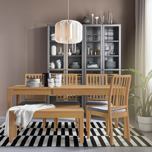 楽天市場】[IKEA/イケア/通販]EKEDALEN エーケダーレン ベンチ, オーク