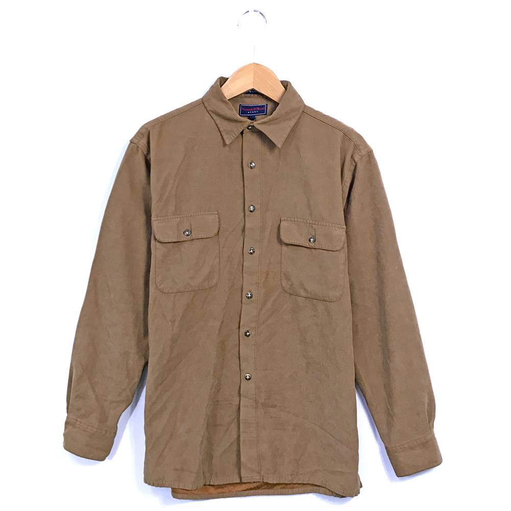 楽天市場】Preswick & Moore フェイク スウェードシャツ サイズ表記 M