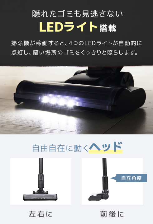 楽天市場】【スーパーセール！60％OFF】2way コードレス掃除機