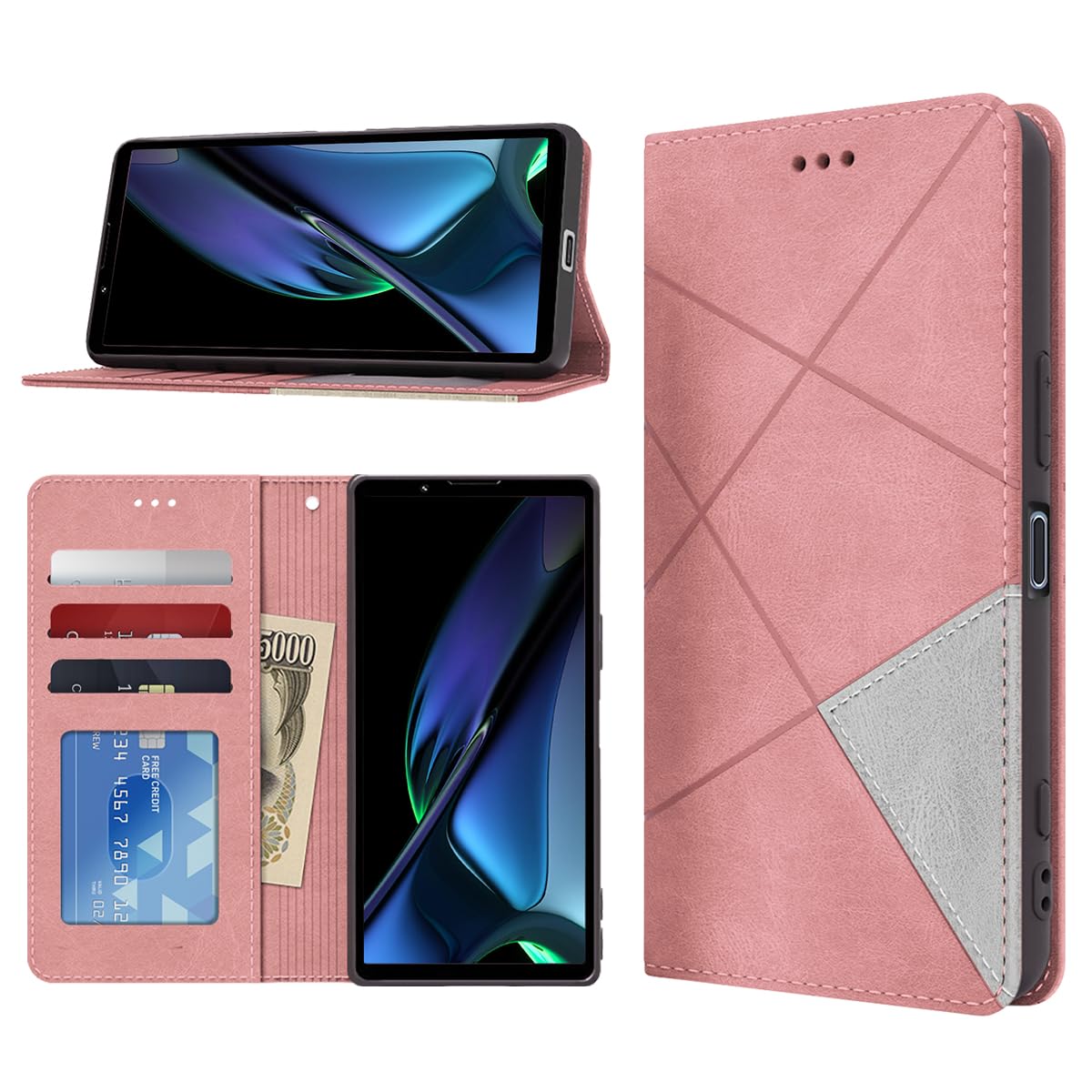 携帯電話アクセサリ エクスペリア5vスマホケース 手帳型」の人気商品