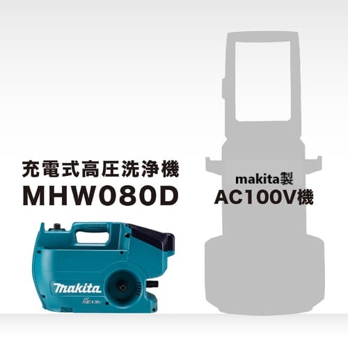 楽天市場】マキタ makita 正規品 充電式高圧洗浄機 MHW080D mhw080d 自