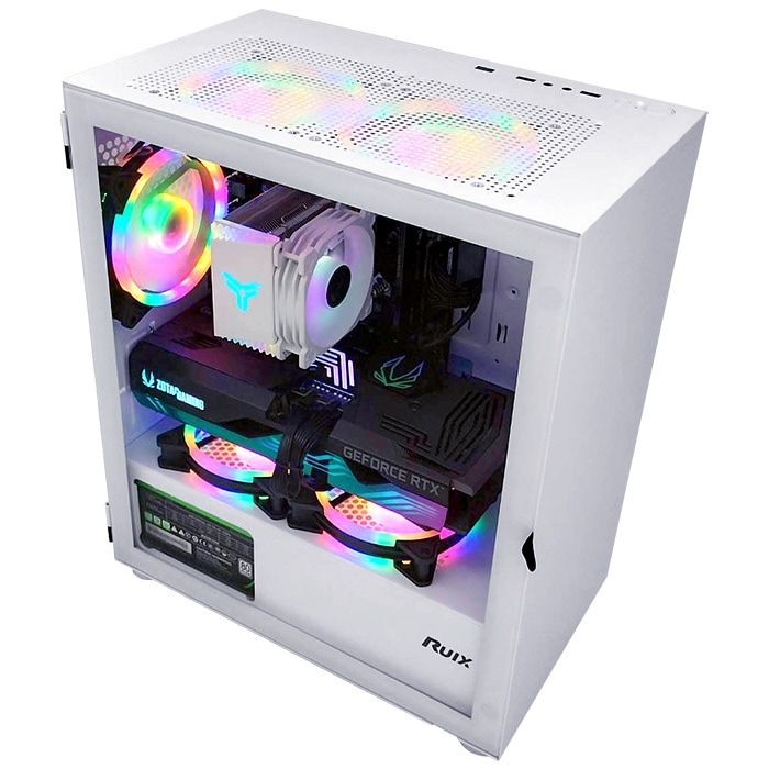 楽天市場】ゲーミングPC ホワイト プレーン AMD Radeon RX9060XT Intel