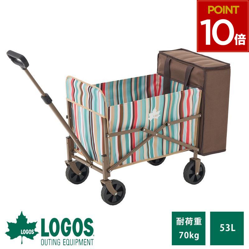楽天市場】ロゴス キャリーワゴン LOGOS アウトドアワゴン 折りたたみ
