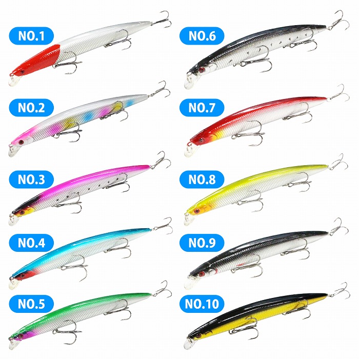 楽天市場】【単品】ハードルアー ビッグミノー 180mm/18cm 爆釣り