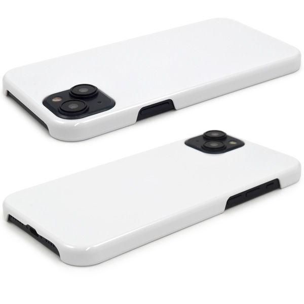 楽天市場】【 iPhone 15 Plus 用 ホワイト ハードケース 】 白 つや