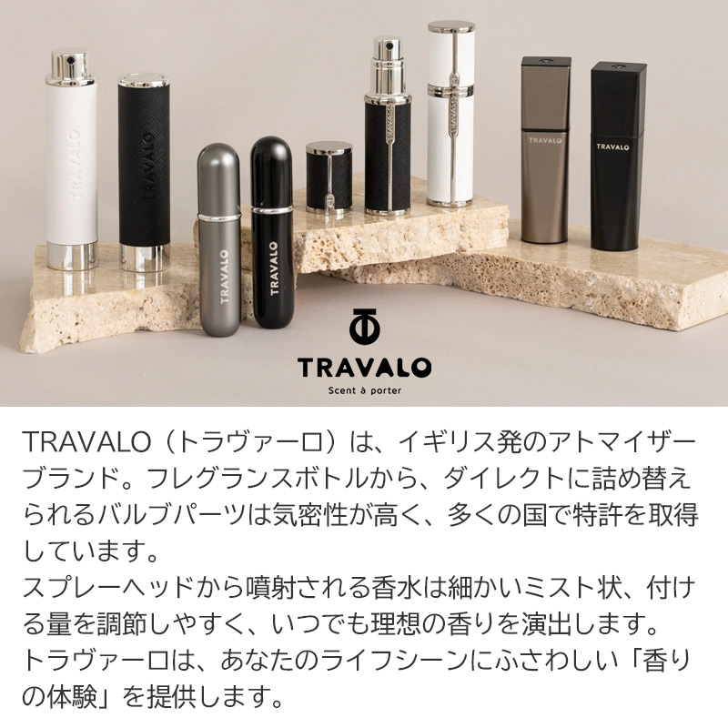 楽天市場】アトマイザー 【TRAVALO 正規販売店】 トラヴァーロ