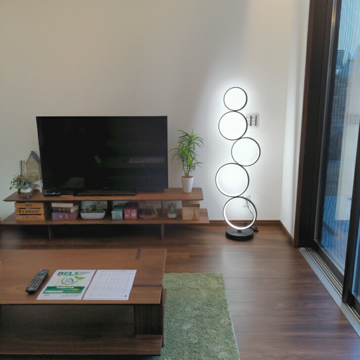 楽天市場】【F1101】ファイブ リング LED スタンド ライト 送料無料