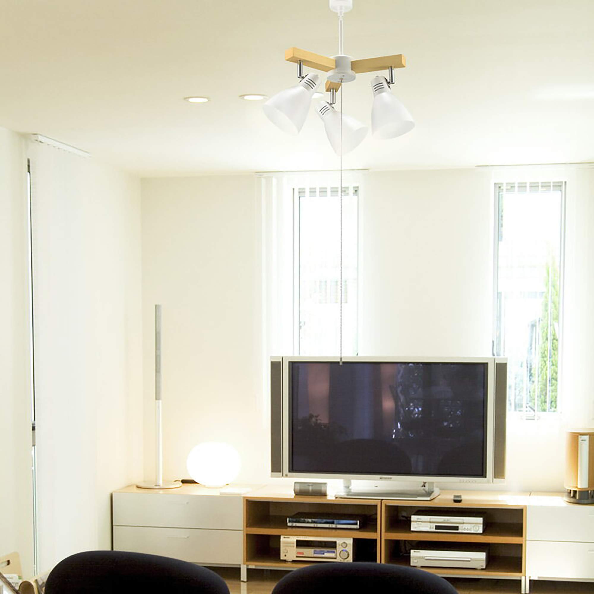 楽天市場】オーム電機 3灯ペンダントライト LED電球付 ホワイト LT