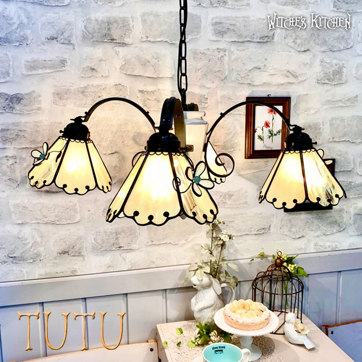 楽天市場】照明 おしゃれ かわいい シャンデリア ペンダントライト 4灯