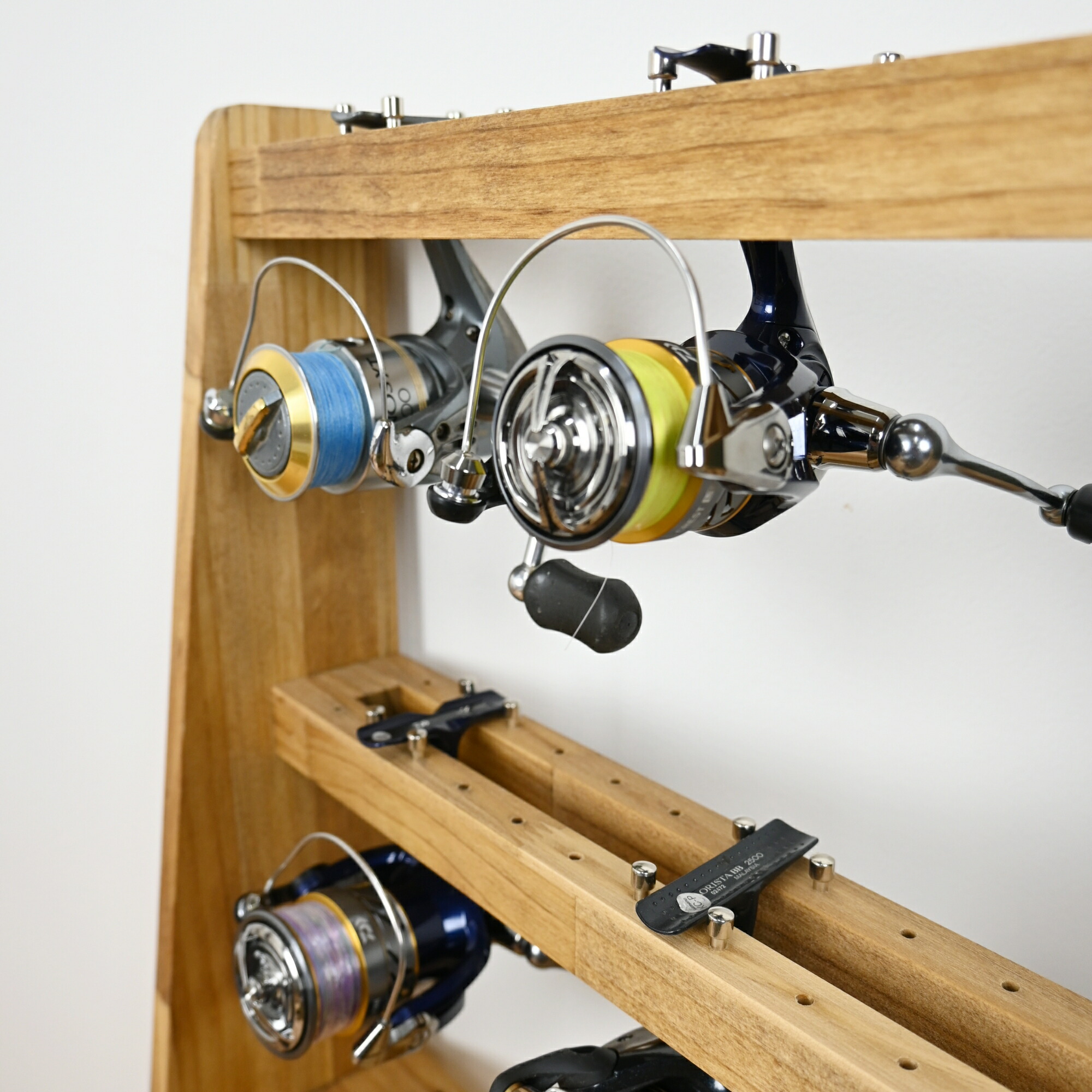 楽天市場】月間優良ショップ連続受賞 WOODWORKS ロッドスタンド 両面19