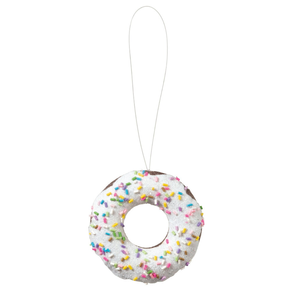 楽天市場】ドーナツオーナメント 選べる 2タイプ カラースプレー