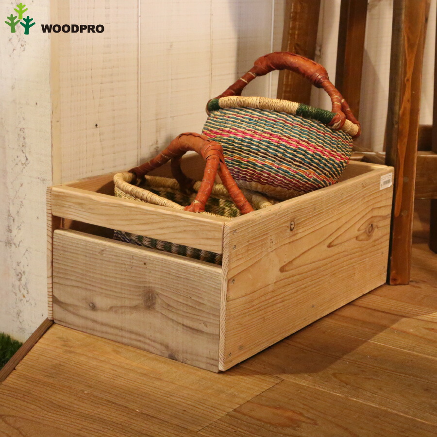 楽天市場】OLD ASHIBA（足場板古材）ベジタブルボックス 幅45cm×奥行