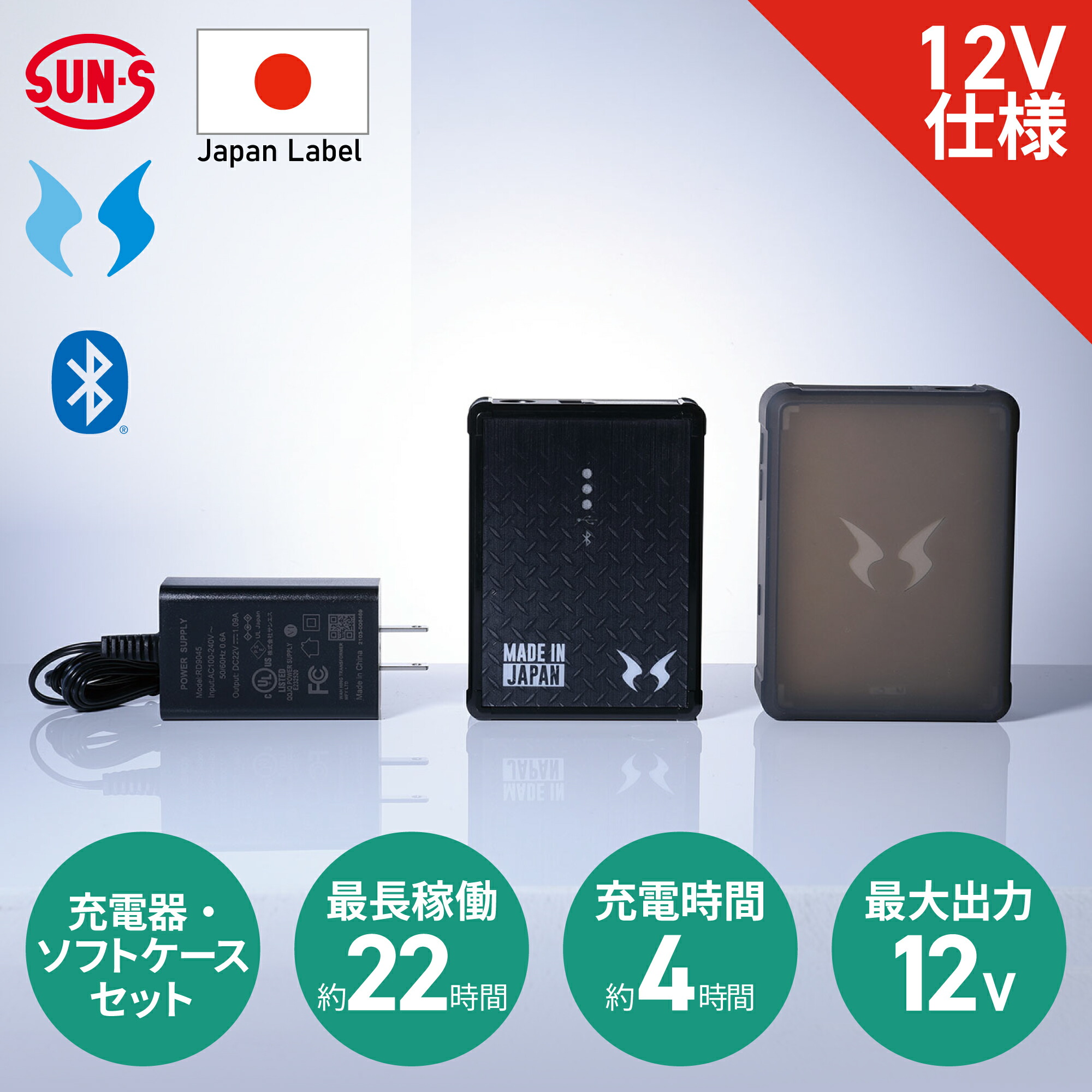 楽天市場】メーカー保証付 サンエス 空調風神服 RD9291J リチウム