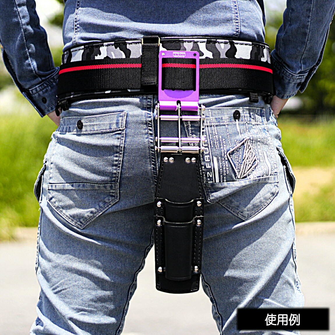 楽天市場】ニックス ベルトループ 【軽量アルミ ロング】 ALU15L-V