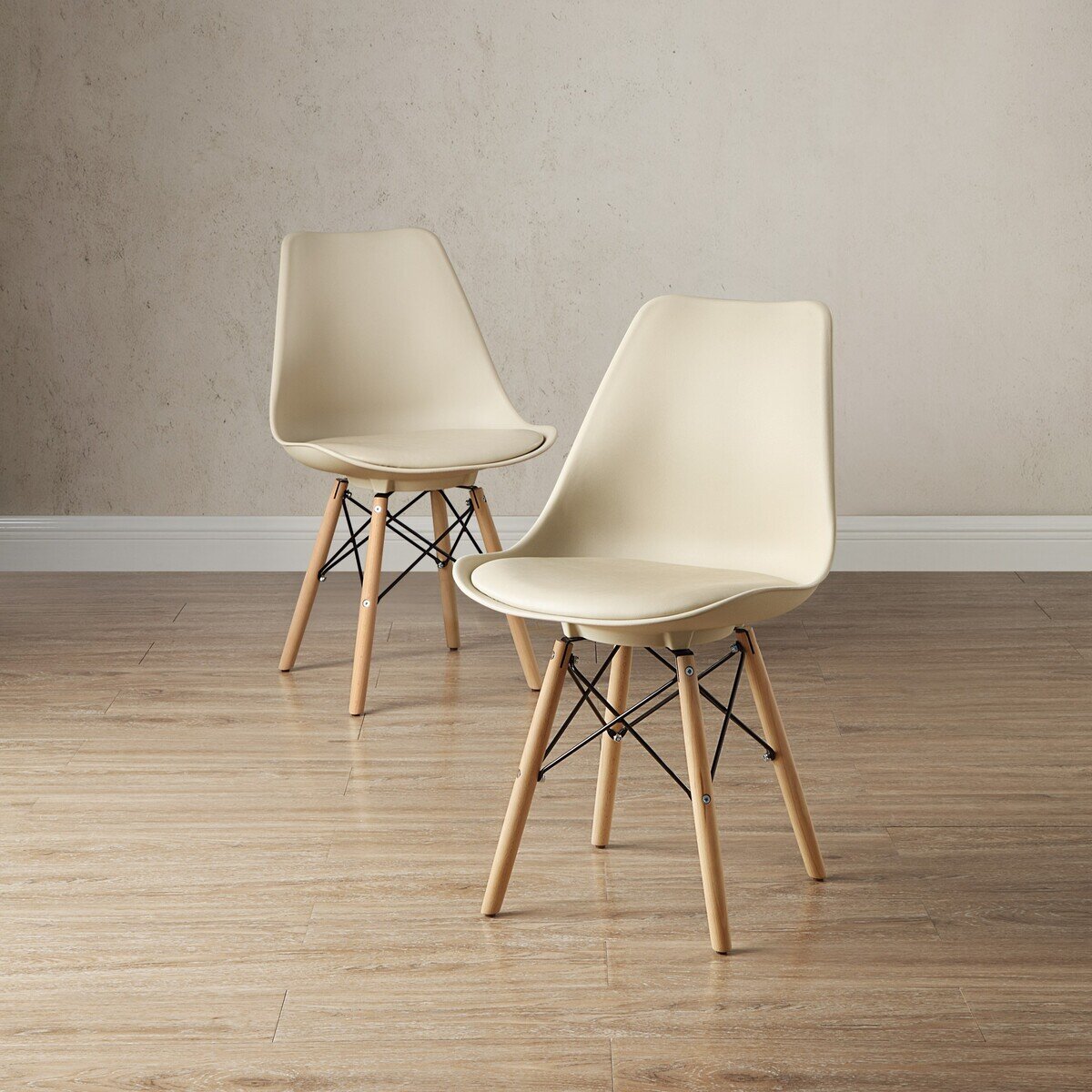 楽天市場】Bayside Furnishings アクセントチェア 2脚セット ベージュ