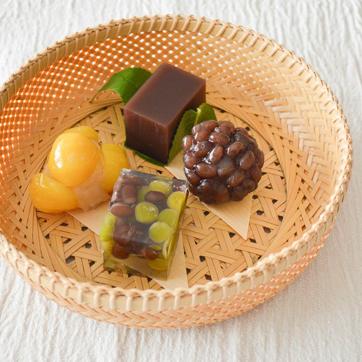 楽天市場】竹製 盛籠 輪弧編み 栃木県 真竹 白竹 鉄線編み 和菓子皿